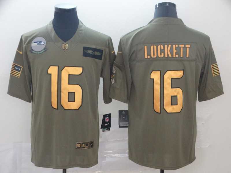 Nike Seahawks 16 Tyler Lockett 2019 Olive Gold Salute To Service Limited Jersey,We sell and wholesale Nike Seahawks 16 Tyler Lockett 2019 Olive Gold Salute To Service Limited Jersey on line form chian!